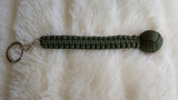 Monkey Fist SELF DEFENSE Paracord Keychain-CHOOSE COLOR