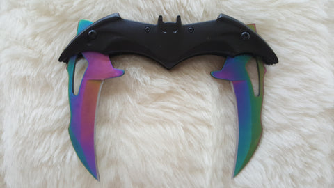 BATARANG BAT KNIFE-RAINBOW