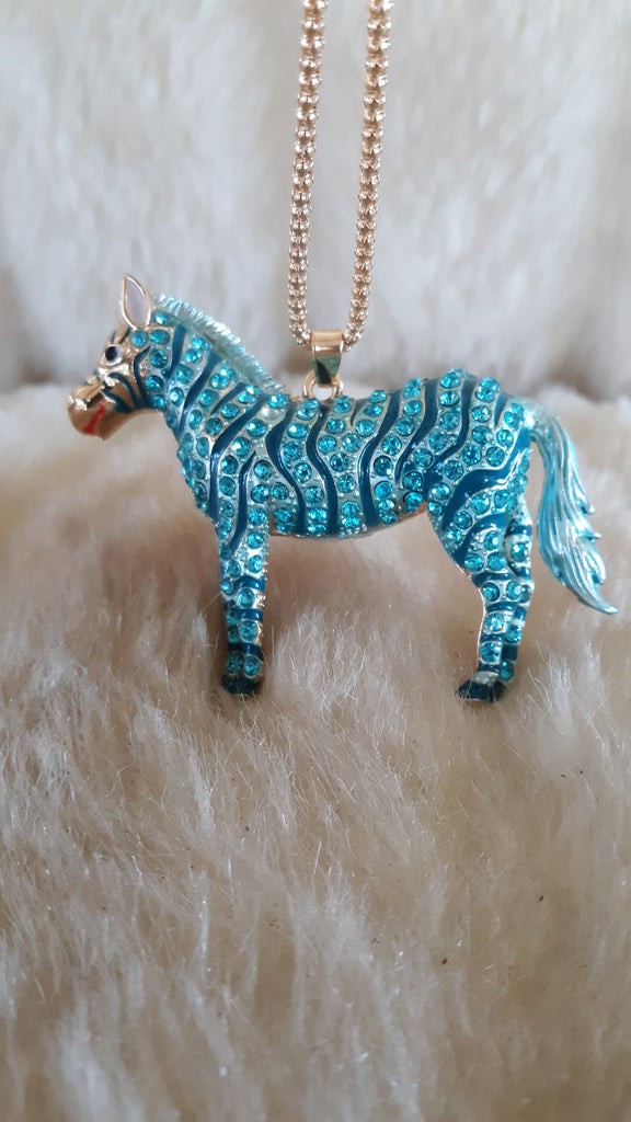 Rhinestone Betsy Johnson Necklaces BETSEY JOHNSON RHINESTONE ZEBRA