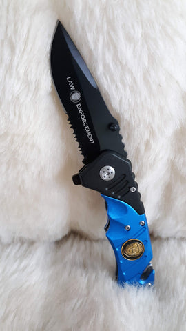 POLICE TACTICAL POCKET KNIFE