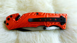 EMT TACTICAL Rescue Pocket Knife-With LED Light-New in Box