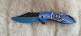 INDIAN SKULL SPRING ASSIST POCKET KNIFE