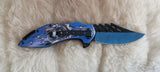 INDIAN SKULL SPRING ASSIST POCKET KNIFE