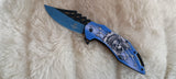 INDIAN SKULL SPRING ASSIST POCKET KNIFE