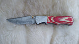 "ALABAMA ROLL TIDE" TRIBUTE DAMASCUS POCKET KNIFE