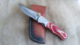 "ALABAMA ROLL TIDE" TRIBUTE DAMASCUS POCKET KNIFE