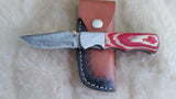 "ALABAMA ROLL TIDE" TRIBUTE DAMASCUS POCKET KNIFE