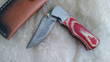 "ALABAMA ROLL TIDE" TRIBUTE DAMASCUS POCKET KNIFE