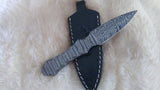 CUSTOM DAMASCUS "DOUBLE TAKE" HUNTING KNIFE