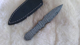 CUSTOM DAMASCUS "DOUBLE TAKE" HUNTING KNIFE