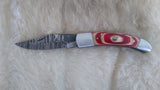 "ALABAMA BULLS-EYE" ROLL TIDE TRIBUTE DAMASCUS KNIFE