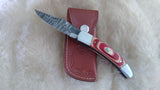 "ALABAMA BULLS-EYE" ROLL TIDE TRIBUTE DAMASCUS KNIFE