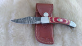 "ALABAMA BULLS-EYE" ROLL TIDE TRIBUTE DAMASCUS KNIFE