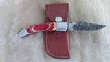 "ALABAMA BULLS-EYE" ROLL TIDE TRIBUTE DAMASCUS KNIFE