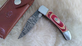 "ALABAMA BULLS-EYE" ROLL TIDE TRIBUTE DAMASCUS KNIFE