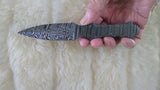 CUSTOM DAMASCUS "DOUBLE TAKE" HUNTING KNIFE