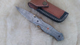 "SILVER VENOM" DAMASCUS POCKET KNIFE W/SHEATH