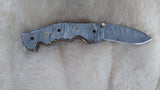 "SILVER FOX" DAMASCUS POCKET KNIFE W/SHEATH