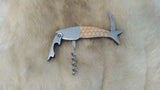 FISH POCKET KNIFE W/CORKSCREW & BOTTLE OPENER