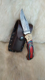 "SPIRIT OF AMERICA" DAMASCUS FOLDER