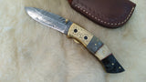 "BLUE GILL" CAMEL BONE/RAM HORN FOLDER