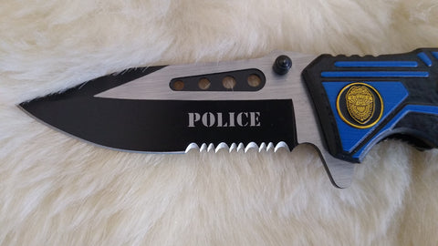 NEW POLICE TACTICAL RESCUE KNIFE