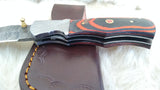 "CINCINNATI BENGALS TRIBUTE" DAMASCUS FOLDER W/SHEATH