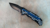 POLICE "THE THIN BLUE LINE" POCKET KNIFE