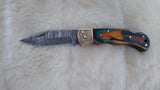 "AUBURN WAR EAGLE" DAMASCUS FOLDER