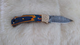 "AUBURN WAR EAGLE" DAMASCUS FOLDER