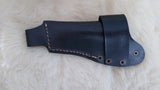 CUSTOM SIDE DRAW "BANDIT" HANDMADE LEATHER KNIFE SHEATH