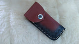 "TWILIGHT STAR" HAND MADE DAMASCUS POCKET FOLDER W/SHEATH
