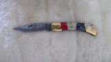 "BULLDOGS BIG DAWG" GEORGIA BULLDOGS DAMASCUS FOLDER W/SHEATH