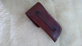 "LSU TIGERS" HAND MADE DAMASCUS/BONE FOLDER W/SHEATH