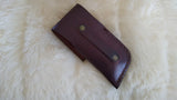 "LUXE GOLD NUGGET" CAMEL BONE/RAM HORN FOLDER