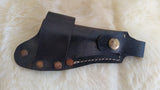 CUSTOM SIDE DRAW "BANDIT" HANDMADE LEATHER KNIFE SHEATH