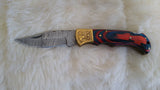 "AUBURN WAR EAGLE" DAMASCUS FOLDER