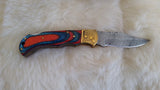 "AUBURN WAR EAGLE" DAMASCUS FOLDER