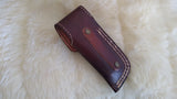 "HOOK 'EM HORNS" TEXAS LONGHORNS DAMASCUS FOLDER W/SHEATH