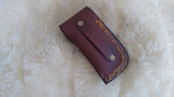 "GOLD RUSH" HAND MADE DAMASCUS CAMEL BONE FOLDER