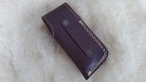 "BLUE BAYOU" DAMASCUS CAMEL/RAM HORN POCKET KNIFE W/SHEATH