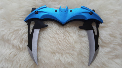 BATMAN BATARANG KNIFE-BLUE