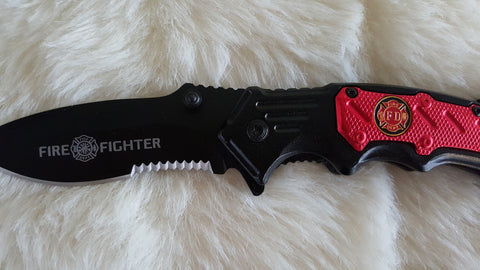 FIRE FIGHTER TACTICAL RESCUE POCKET KNIFE