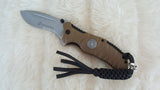 MARINES TACTICAL RESCUE KNIFE-DESERT TAN