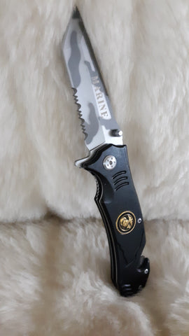 MARINES TACTICAL RESCUE POCKET KNIFE