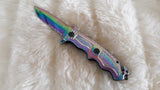 RAINBOW TACTICAL RESCUE POCKET KNIFE