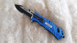 POLICE LED TACTICAL RESCUE KNIFE-NEW