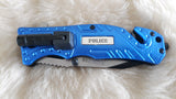 POLICE LED TACTICAL RESCUE KNIFE-NEW