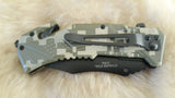 ARMY CAMO LED TACTICAL RESCUE KNIFE