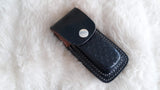 "THIN BLUE LINE" PEACEKEEPER POLICE HAND MADE DAMASCUS FOLDER W/SHEATH